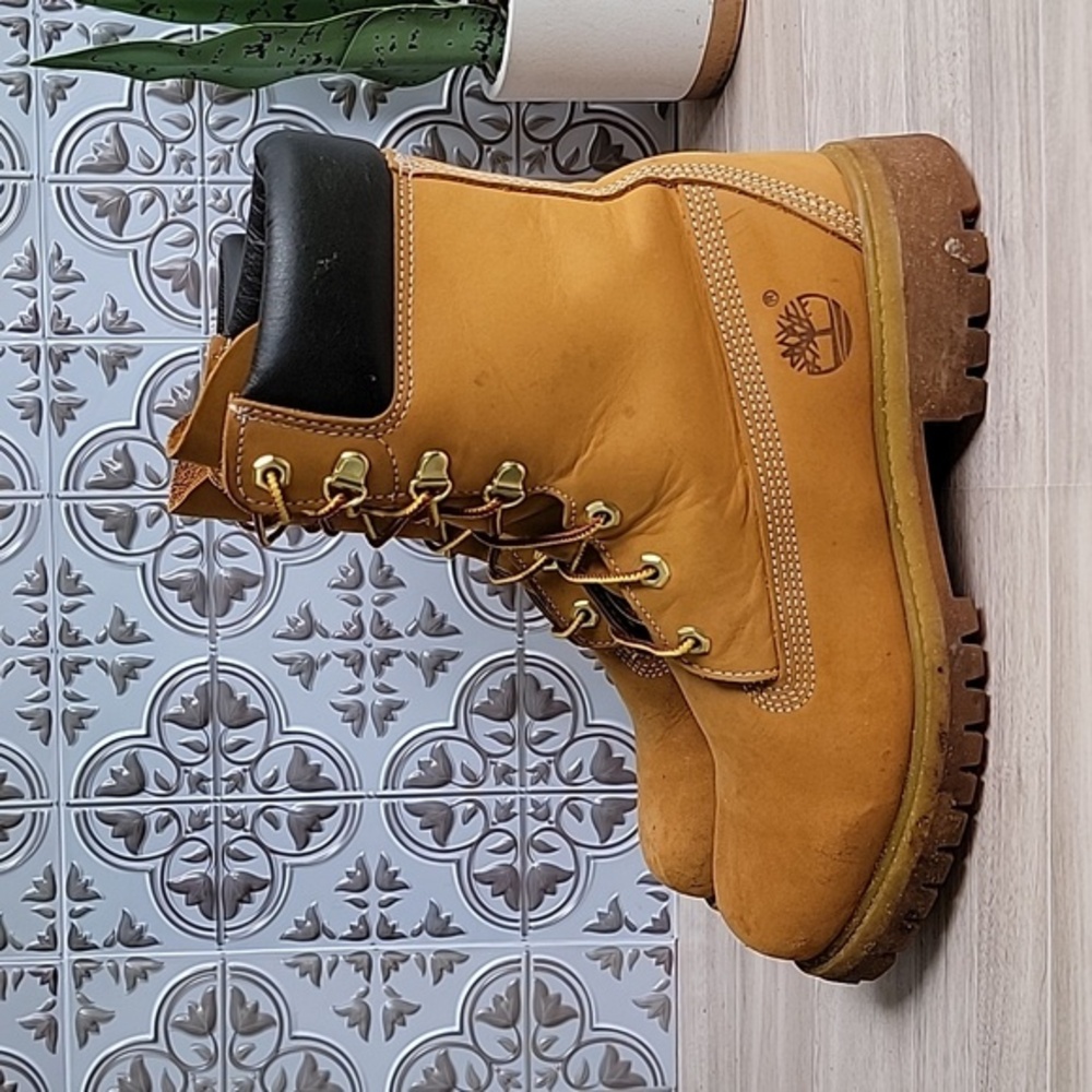 Timberland Wheat Brown Premium Work Boots